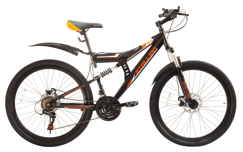 26″ Dual Suspension Disc Brake MTB – Stallion Riders Bikes